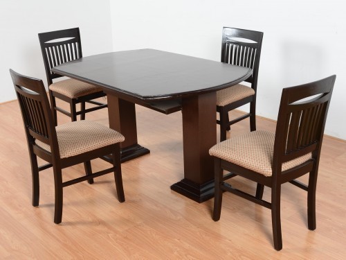 4 Seater Wooden Dining Table Set, for Home, Hotel, Restaurant