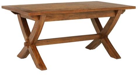 AbodeStyle Wooden Solid Wood Dining Table, Size : 175 (L) x90 (W) x 78 (H) cm