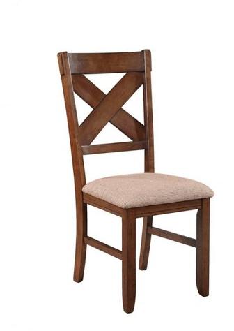 AbodeStyle Solid Wooden Dining Chair, Color : Brown