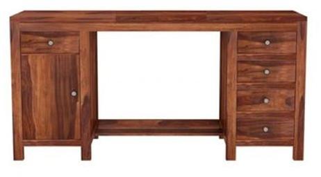 Rectangular Wooden Office Desk, Color : Brown