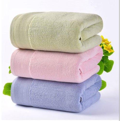 Rectangular Linen Cotton Bath Towel, for Bathroom Use, Size : 120X150, 30X60, 60X90, 90X120