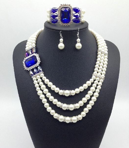 Gemstone Pearl Necklaces Manufacturer in Sangrur Punjab India by G D ...