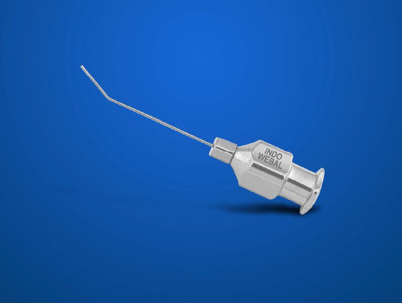 Indo Webal Polished Air Injection Cannula, for Hospital Equipment, Feature : Fine Finishing, Hard