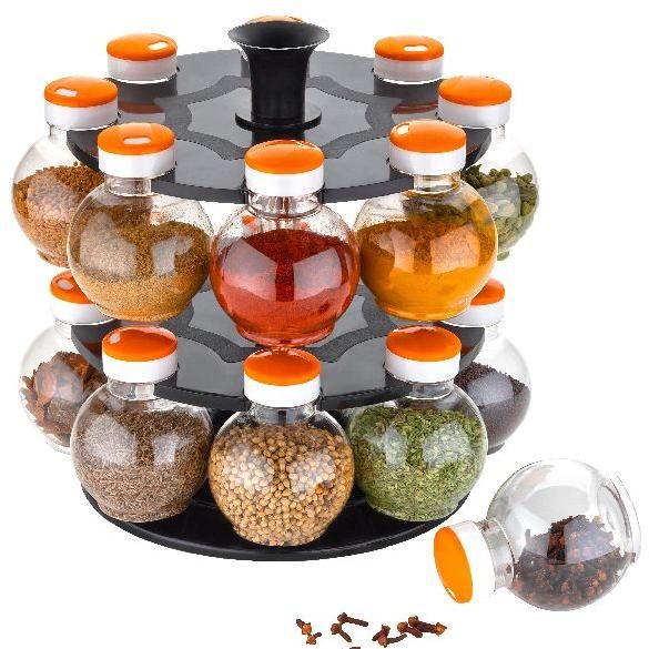 ABLE Plastic Spice Rack, For Kitchen Use, Color : 3 Colour