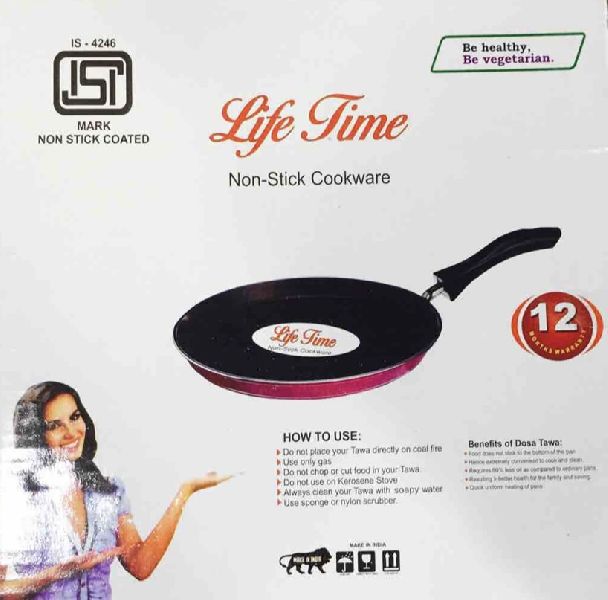4MM Life Time Dosa Tawa, Certification : ISO 9001:2008, Isi