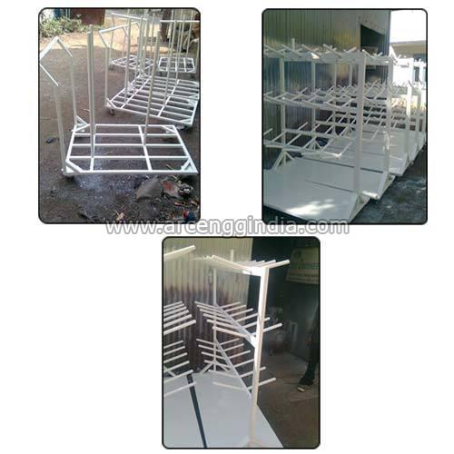 Stainless Steel Customized Trolley, for Handling Heavy Weights, Feature : Moveable