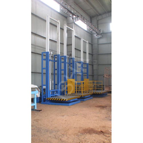 Goods Lift with Handrail