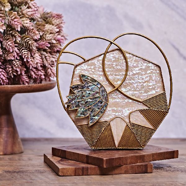 Exclusive Brass Mother Of Pearl Clutches