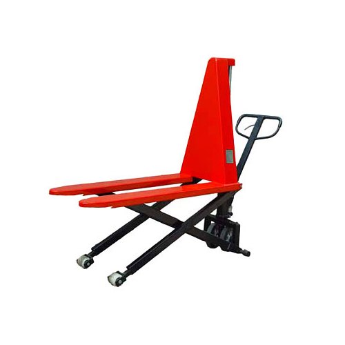 Hottech High Lift Pallet Truck, for Moving Goods, Color : RED