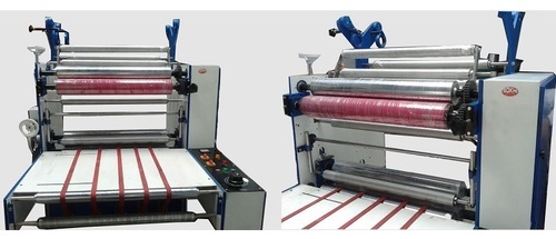 Stainless Steel Polished Electric Paper Lamination Machine, for Industrial Use, Voltage : 110V