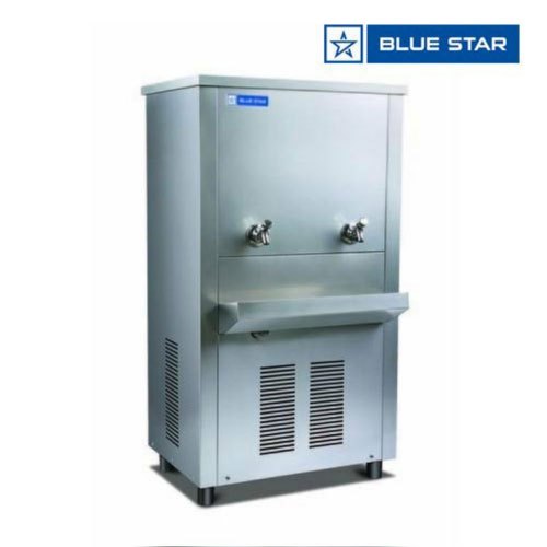 BLUE STAR 100-200kg Stainless Steel Water Coolers, Color : Silver