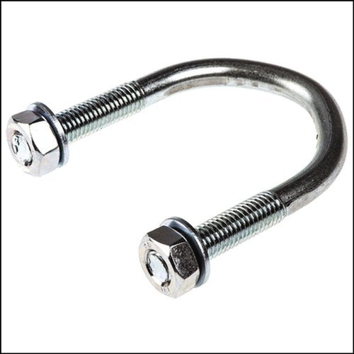 Polished Stainless Steel U Bolts, for Automobiles, Automotive Industry, Fittings, Color : Silver