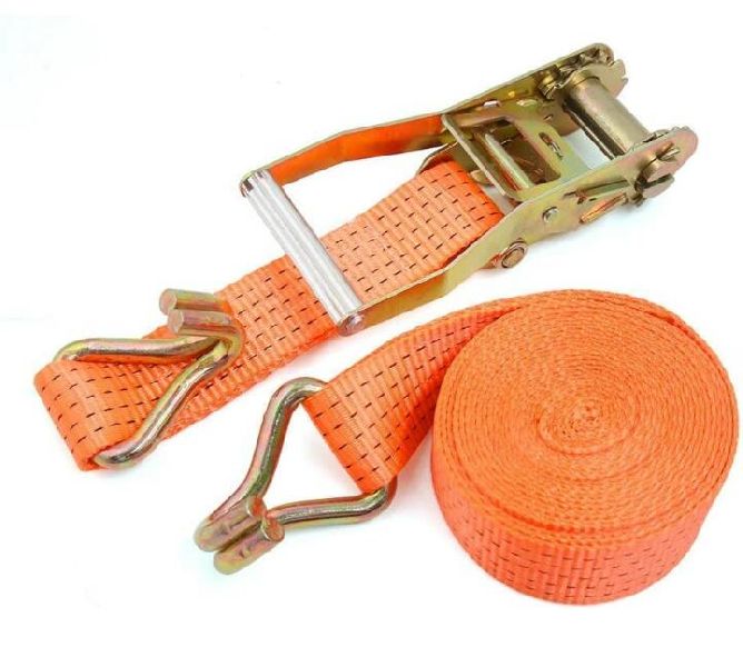 Polyester Ratchet Lashing Belt, for Industrial, Feature : Easy To Use, High Strength