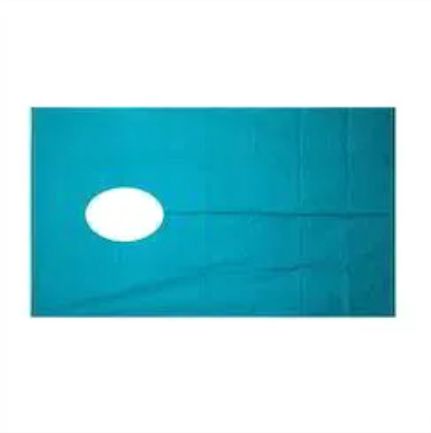 Non-Woven Split Sheet Drape, for Ophthalmic, Packaging Type : Plastic Boxes