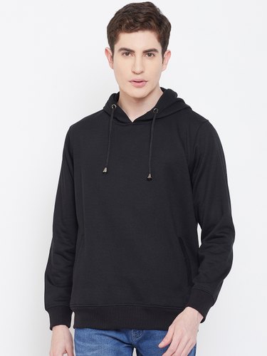 Plain Cotton mens hoodies, Size : XL, XXL, XXXL