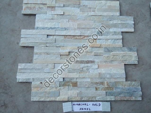 Himachal Gold Ledge Stone, for Home, Kitchen