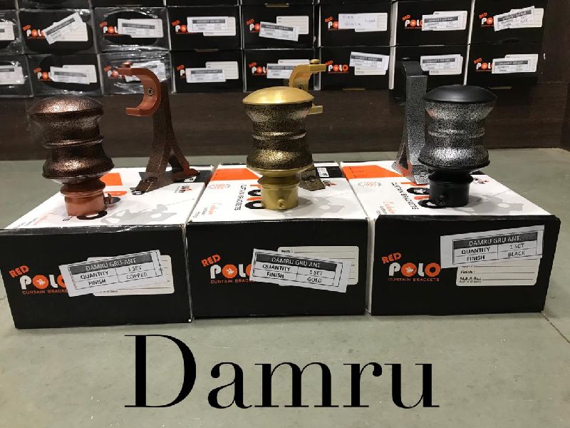 Damru Curtain Brackets With Support