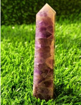 Tower Amethyst Stone, for Astrology Therapy, Feature : Finishing