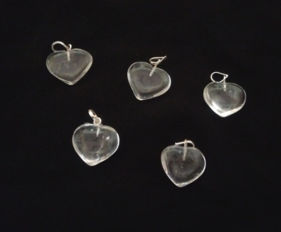 Heart Crystal Clear Quartz Pendant, for Astrological, Specialities : Fine Finished