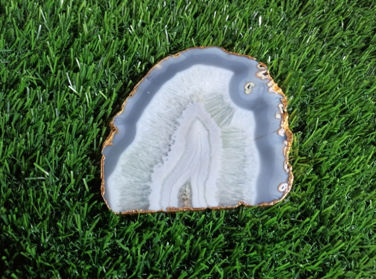 Natural Grey Agate Coaster