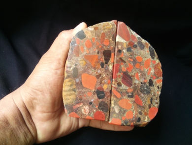 Red Jasper Conglomerate Bookends, Feature : Best Quality