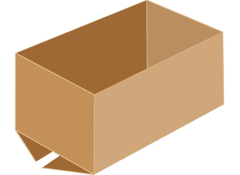Corrugated Paper Hard Half Slotted Container Box, For Food Packaging, Goods Packaging, Feature : High Strength