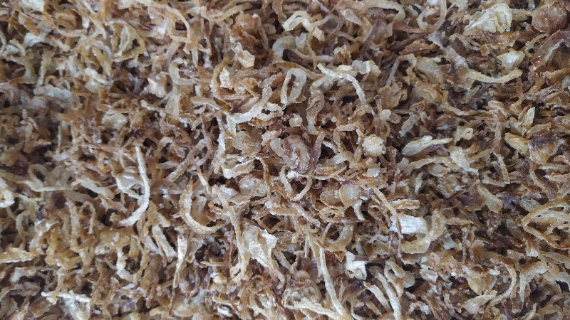 Flakes White Fresh fried onion, for Cooking, Enhance The Flavour, Taste : Crispy, Rich