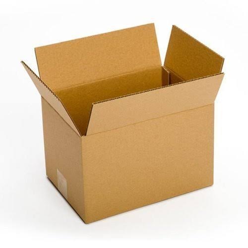 Printed Cardboard Plain Shipping Box, Color : Brown
