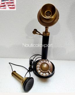 Brass Polished Nautical Telephone, Color : Golden at Best Price in