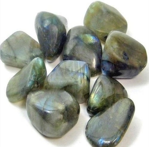 Polished Labradorite Tumbled Stone, for Jewelry Making, Feature : Unique