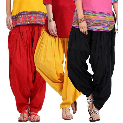 plain print ladies patiala salwar