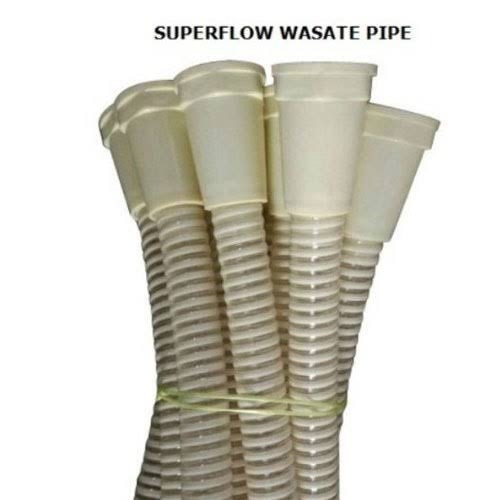 PVC Superflow Waste Pipe, for Commercial, Industrial, Residential, Feature : Complete Finishing, Crack Proof