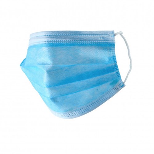 3 Ply Face Mask, for Anti Pollution, Medical Purpose, Industrial Safety, Color : Sky Blue