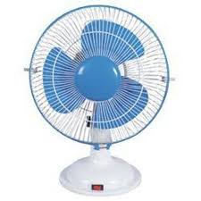 Table fan, for Air Cooling, Color : Black, Blue, Grey, White