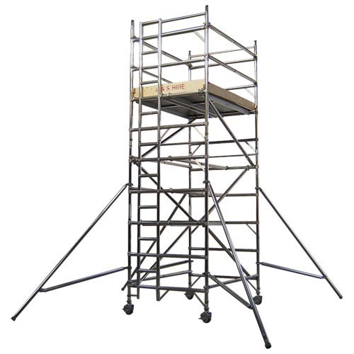 Alluminium Polished Scaffold Tower Ladder, for Industrial, Feature : Durable, Eco Friendly, Fine Finishing