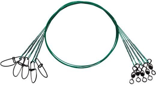 Crance Swivel With Insurance Snap And Wire Leader Fishing Tackle Wire Leader