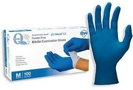Latex Nitrile Disposable Gloves. M