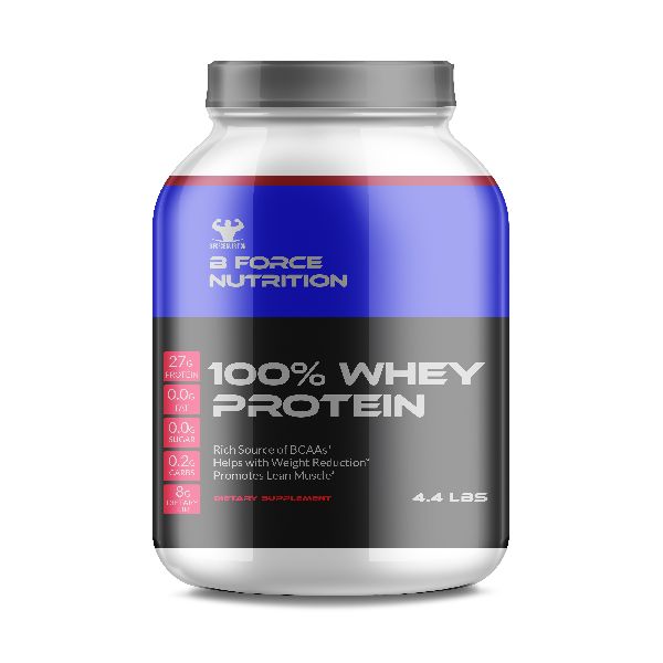 B Force Whey Protein, for Weight Gain, Form : Powder