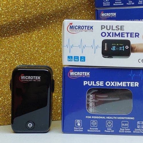 Microtek Fingertip Pulse Oximeter, Display Type : Dual Color LED