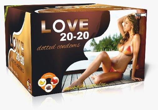 Love 2020 Dotted Condoms