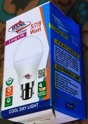 BSNL LED Aluminium housing Inverter Bulb, Certification : ISI