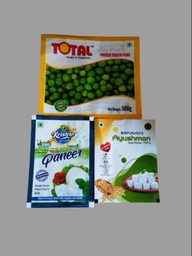 Plastic Frozen Food Packaging Pouch, Size : 50 To 500 gm
