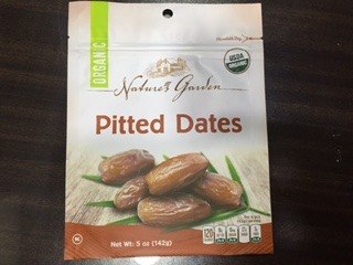 Pitted Dates Up Zipper Laminated Packaging Pouch