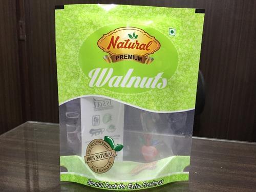 LDPE Printed Walnuts Standup Packaging Pouch, Color : Multi Color