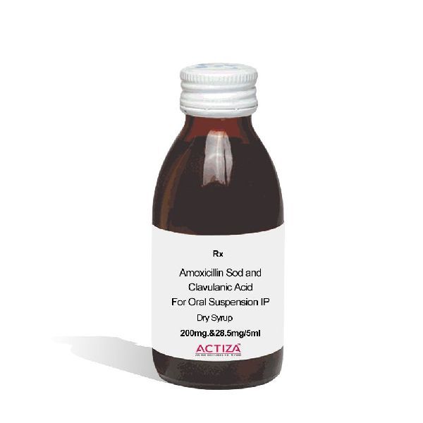 Amoxicillin Sod and Clavulanic Acid Syrup