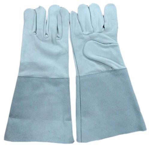 Front Back Full Chrome Welding Safety Gloves