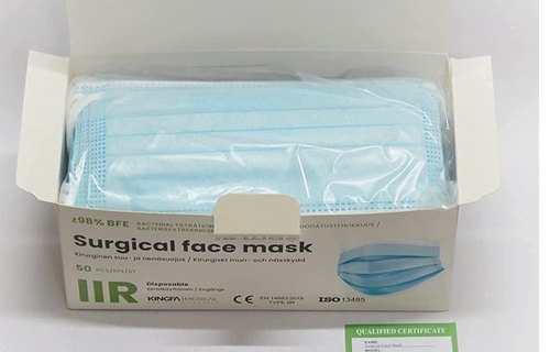 Kinga Meltblown Face Mask, for Clinic, Clinical, Food Processing, Hospital, rope length : 4inch, 5inch
