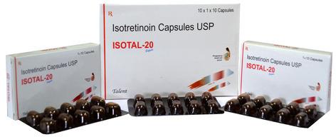Isotretinoin Capsules, Packaging Type : Blister