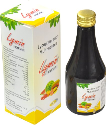 Lymin Lycopene Multivitamin Syrup, Packaging Size : 200 ml