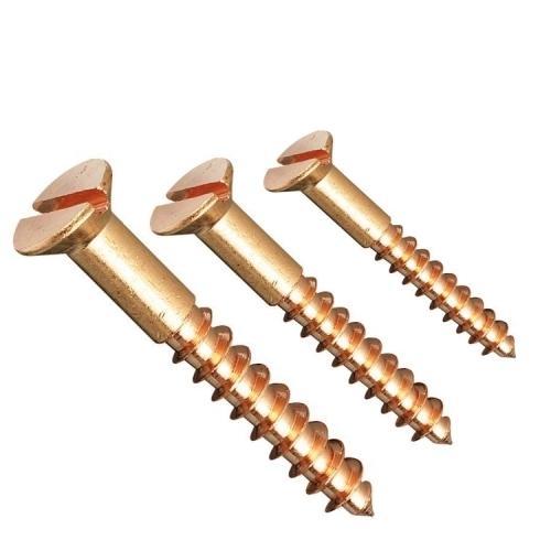 Round Brass Wood Screws, for Fittings Use, Length : 10-20cm